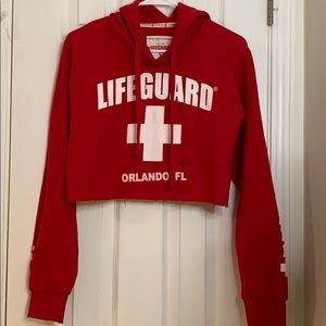Women’s Official Lifeguard Cropped Hoodie